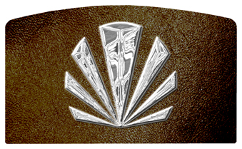 DACRO-602-SL-SH-BR Silver Sunburst Shimmer Brown